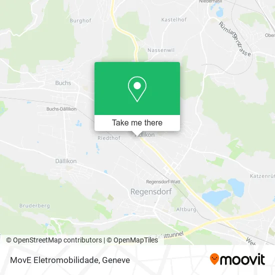 MovE Eletromobilidade map