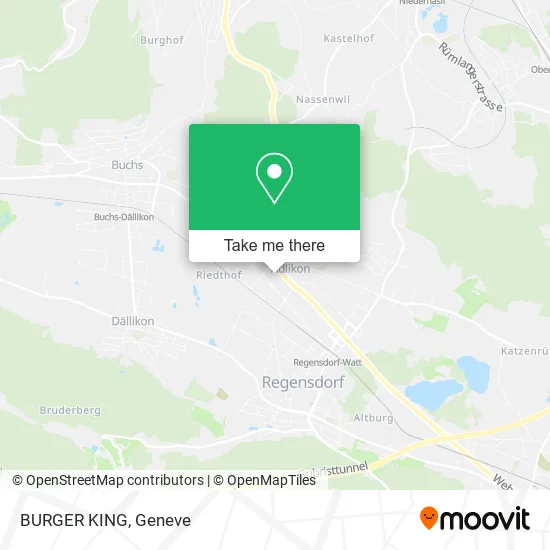 BURGER KING map