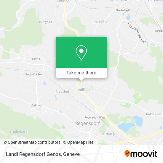 Landi Regensdorf Genos map