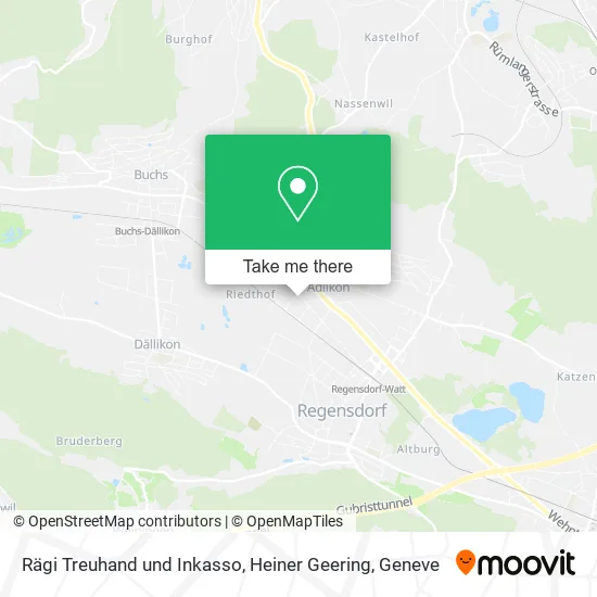 Rägi Treuhand und Inkasso, Heiner Geering map