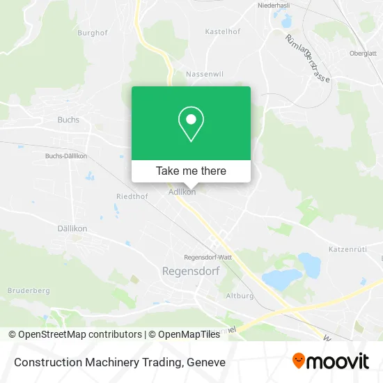 Construction Machinery Trading map