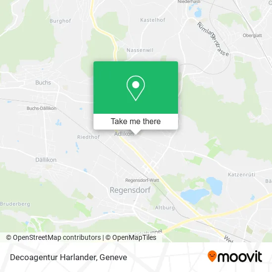 Decoagentur Harlander map