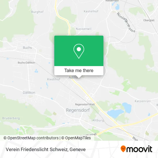 Verein Friedenslicht Schweiz map