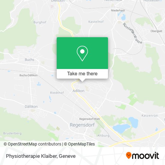 Physiotherapie Klaiber map