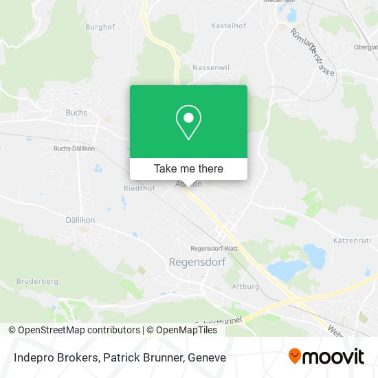Indepro Brokers, Patrick Brunner map