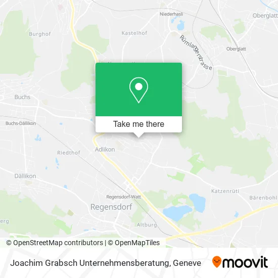 Joachim Grabsch Unternehmensberatung map