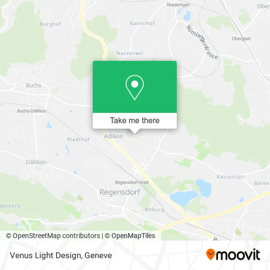 Venus Light Design map