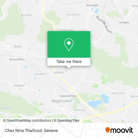 Chez Nina Thaifood map