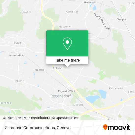 Zumstein Communications map