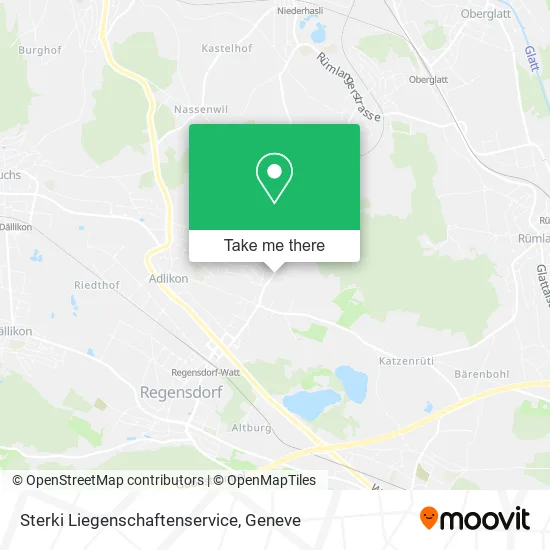 Sterki Liegenschaftenservice map