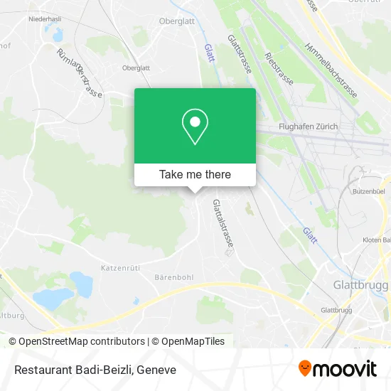 Restaurant Badi-Beizli map