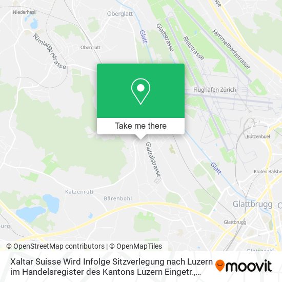 Xaltar Suisse Wird Infolge Sitzverlegung nach Luzern im Handelsregister des Kantons Luzern Eingetr. plan