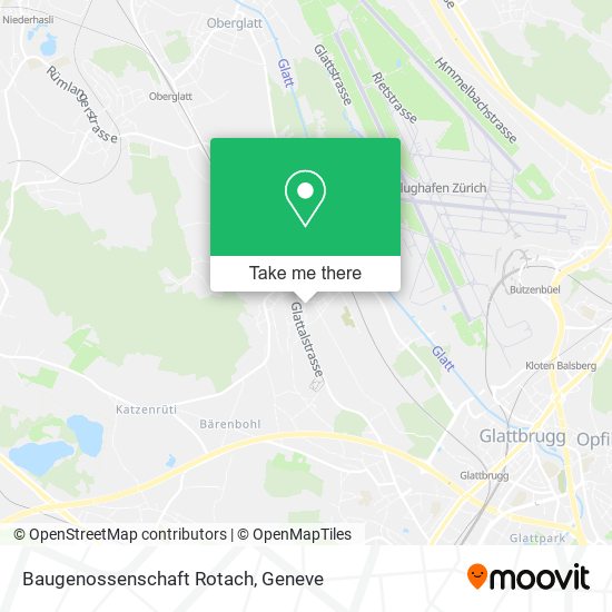Baugenossenschaft Rotach map
