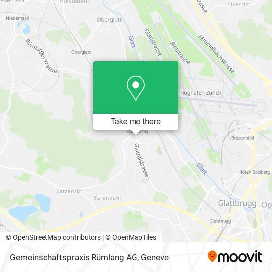 Gemeinschaftspraxis Rümlang AG map