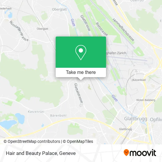 Hair and Beauty Palace map