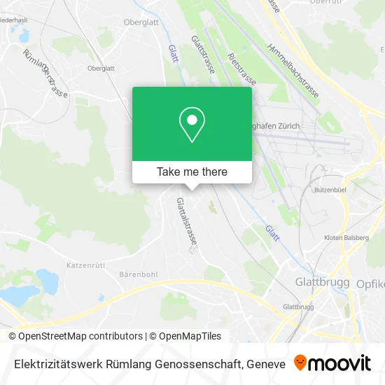 Elektrizitätswerk Rümlang Genossenschaft map