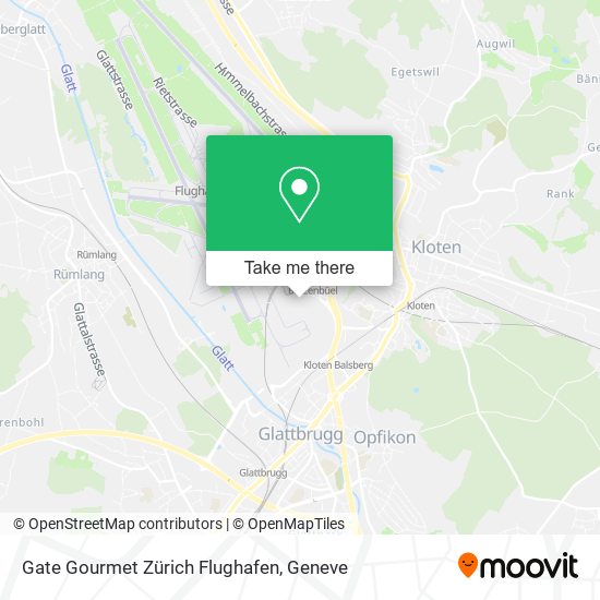 Gate Gourmet Zürich Flughafen map