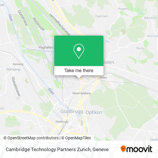 Cambridge Technology Partners Zurich map