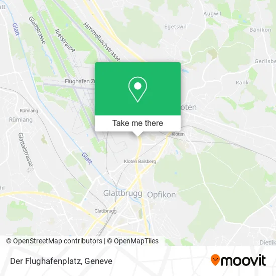 Der Flughafenplatz map