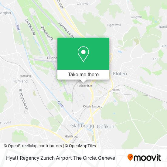 Hyatt Regency Zurich Airport The Circle map