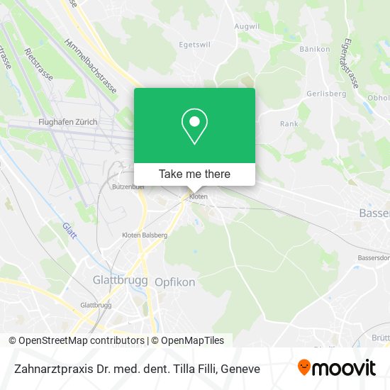 Zahnarztpraxis Dr. med. dent. Tilla Filli map