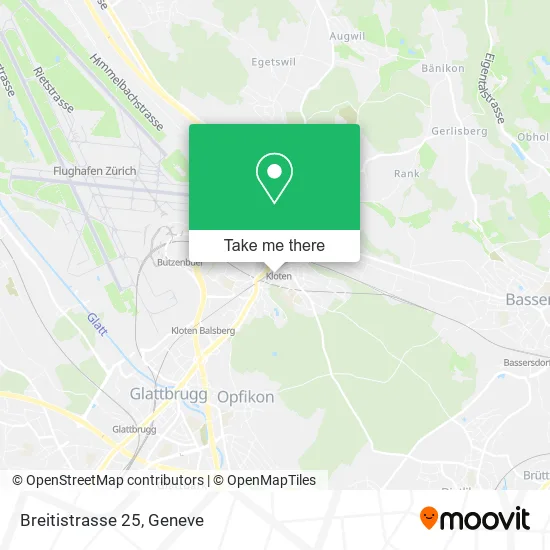 Breitistrasse 25 map