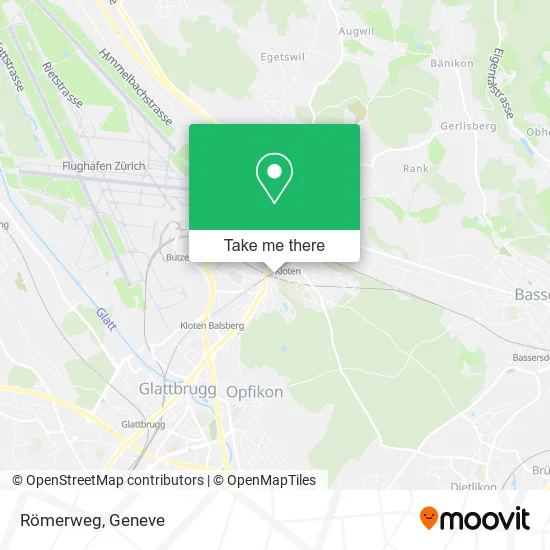 Römerweg map