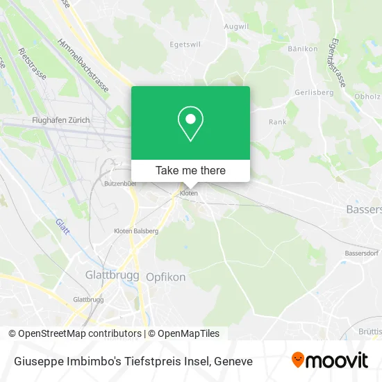 Giuseppe Imbimbo's Tiefstpreis Insel map