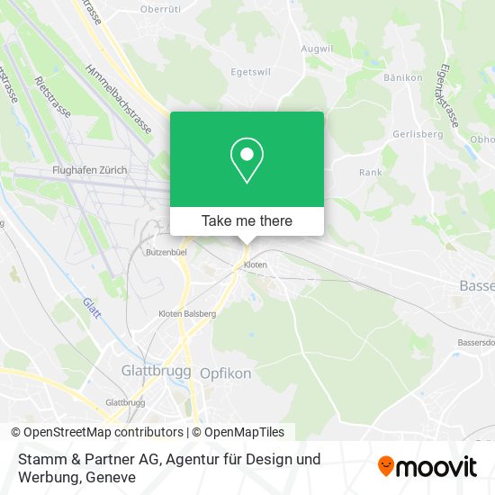 Stamm & Partner AG, Agentur für Design und Werbung map