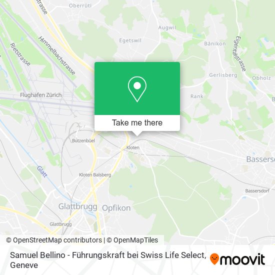 Samuel Bellino - Führungskraft bei Swiss Life Select map