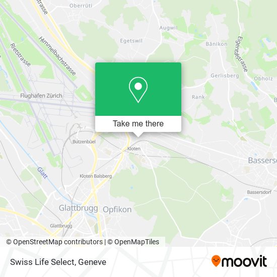 Swiss Life Select map