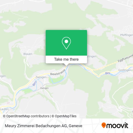 Meury Zimmerei Bedachungen AG map