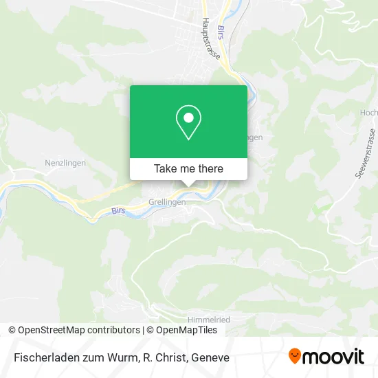 Fischerladen zum Wurm, R. Christ map