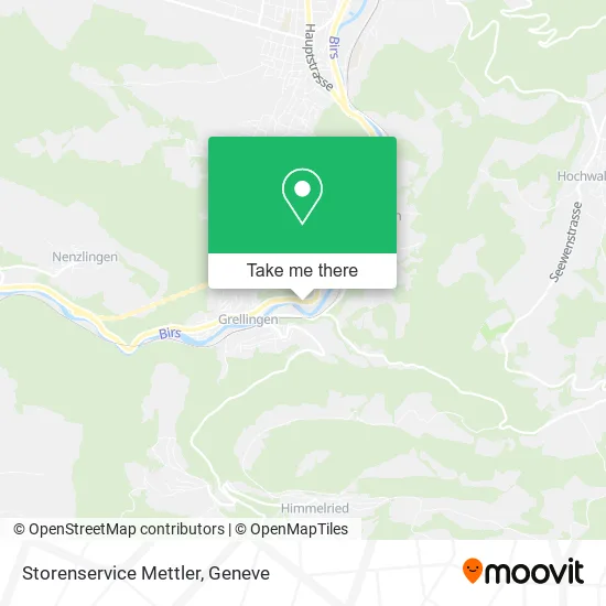 Storenservice Mettler map