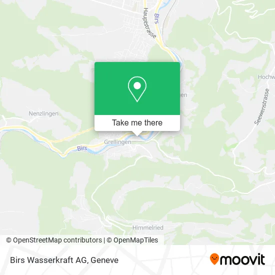 Birs Wasserkraft AG map