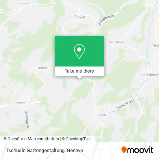 Tschudin Gartengestaltung map