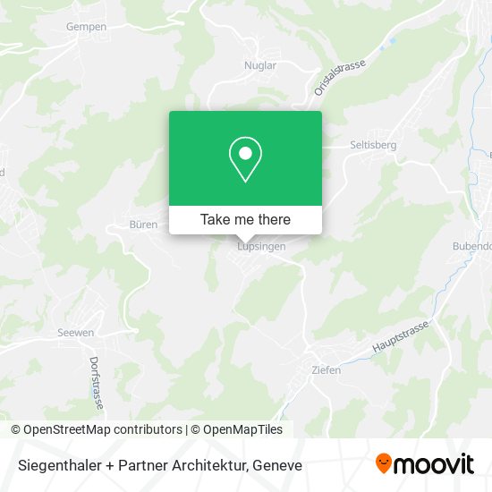 Siegenthaler + Partner Architektur map