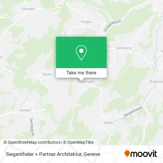 Siegenthaler + Partner Architektur map