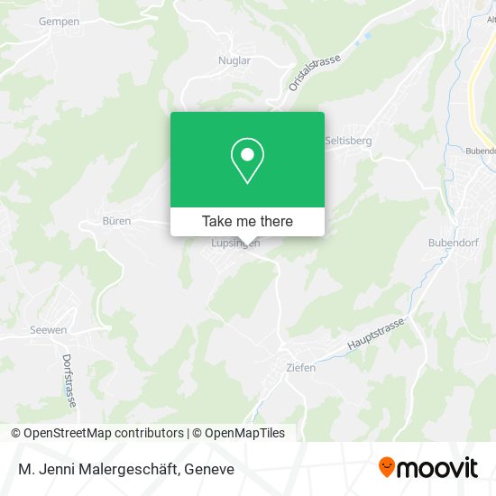 M. Jenni Malergeschäft map