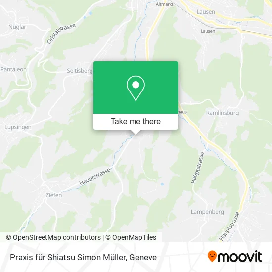 Praxis für Shiatsu Simon Müller map