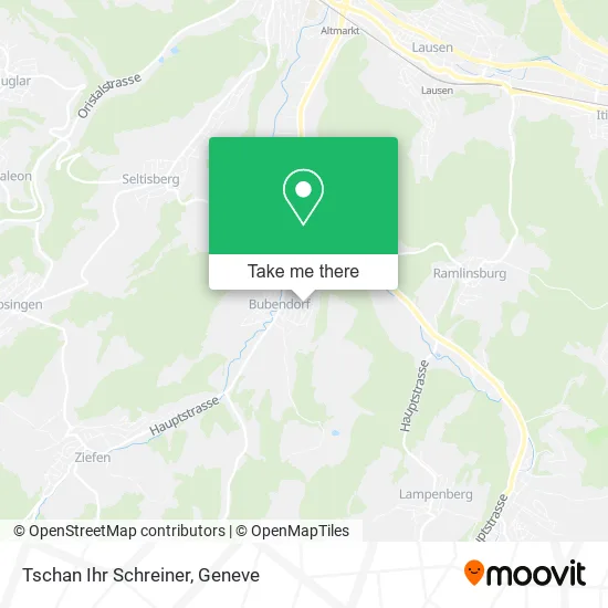 Tschan Ihr Schreiner map