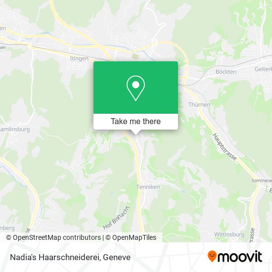 Nadia's Haarschneiderei map