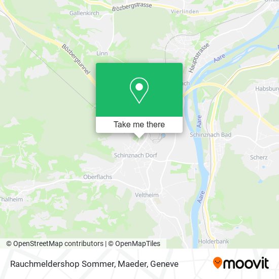 Rauchmeldershop Sommer, Maeder map