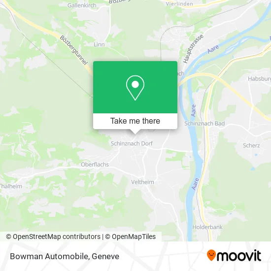 Bowman Automobile map