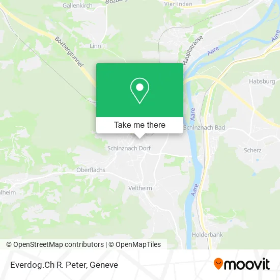 Everdog.Ch R. Peter map