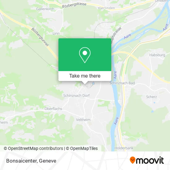 Bonsaicenter map