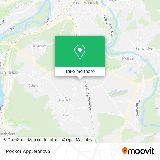 Pocket App map