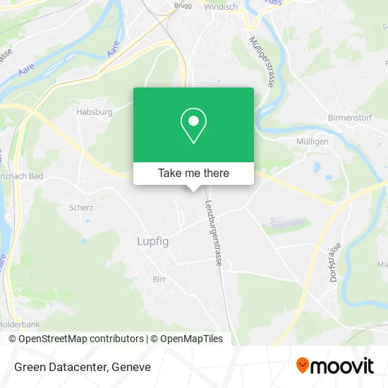 Green Datacenter map