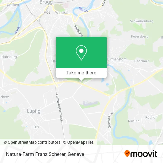 Natura-Farm Franz Scherer map