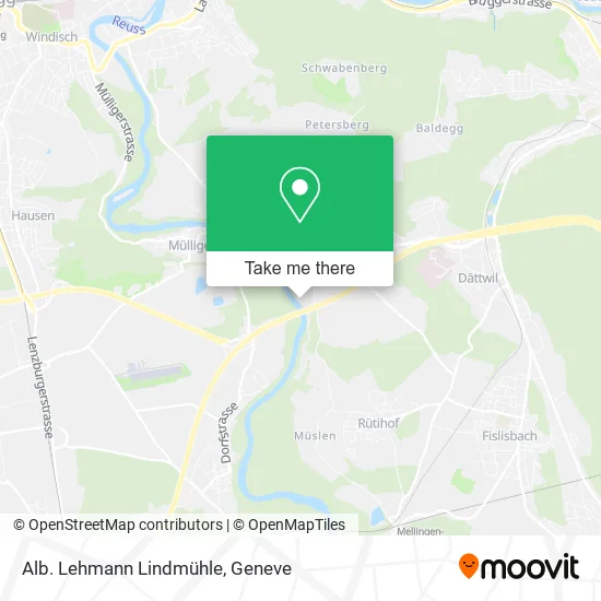 Alb. Lehmann Lindmühle map